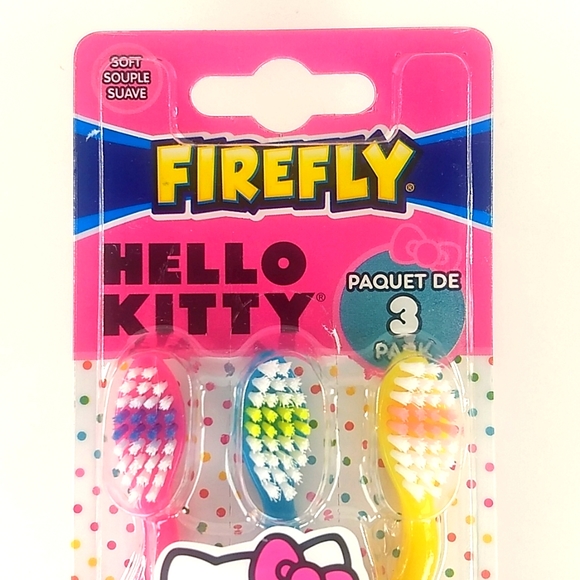 SANRIO Hello Kitty Set of 3 Child's Soft Toothbrushes by Firefly, Factor… - Picture 4 of 14
